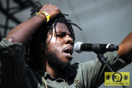 Chronixx (Jam) and The ZincFence Band 28. Summer Jam Festival - Fuehlinger See, Koeln - Green Stage 06. Juli 2013 (10).JPG